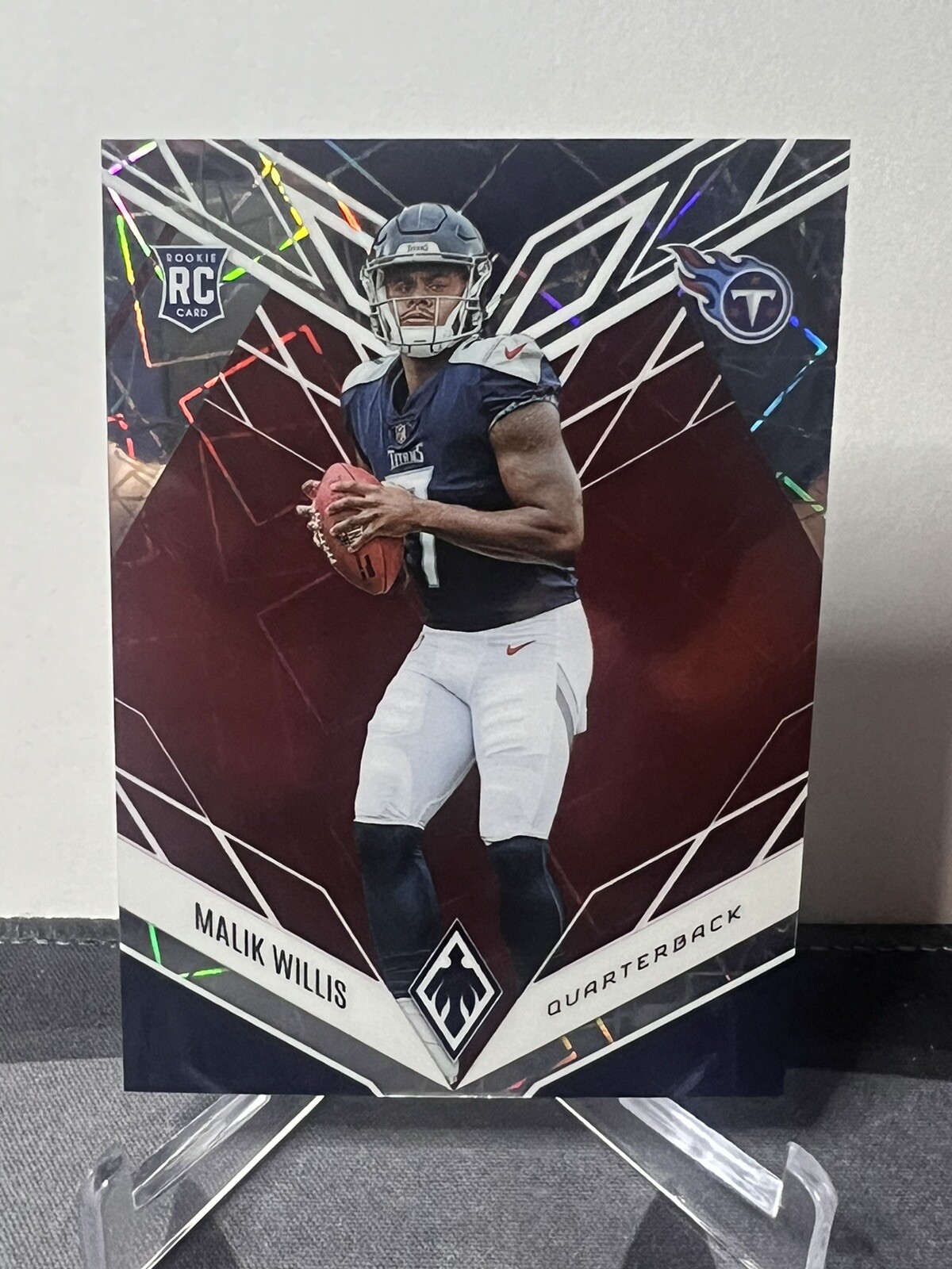 2022 Phoenix Red Laser - Malik Willis #103 Titans 046/150 (RC)