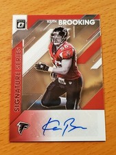 2020 Donruss Optic Signature Series #27 Keith Brooking Atlanta Falcons Auto
