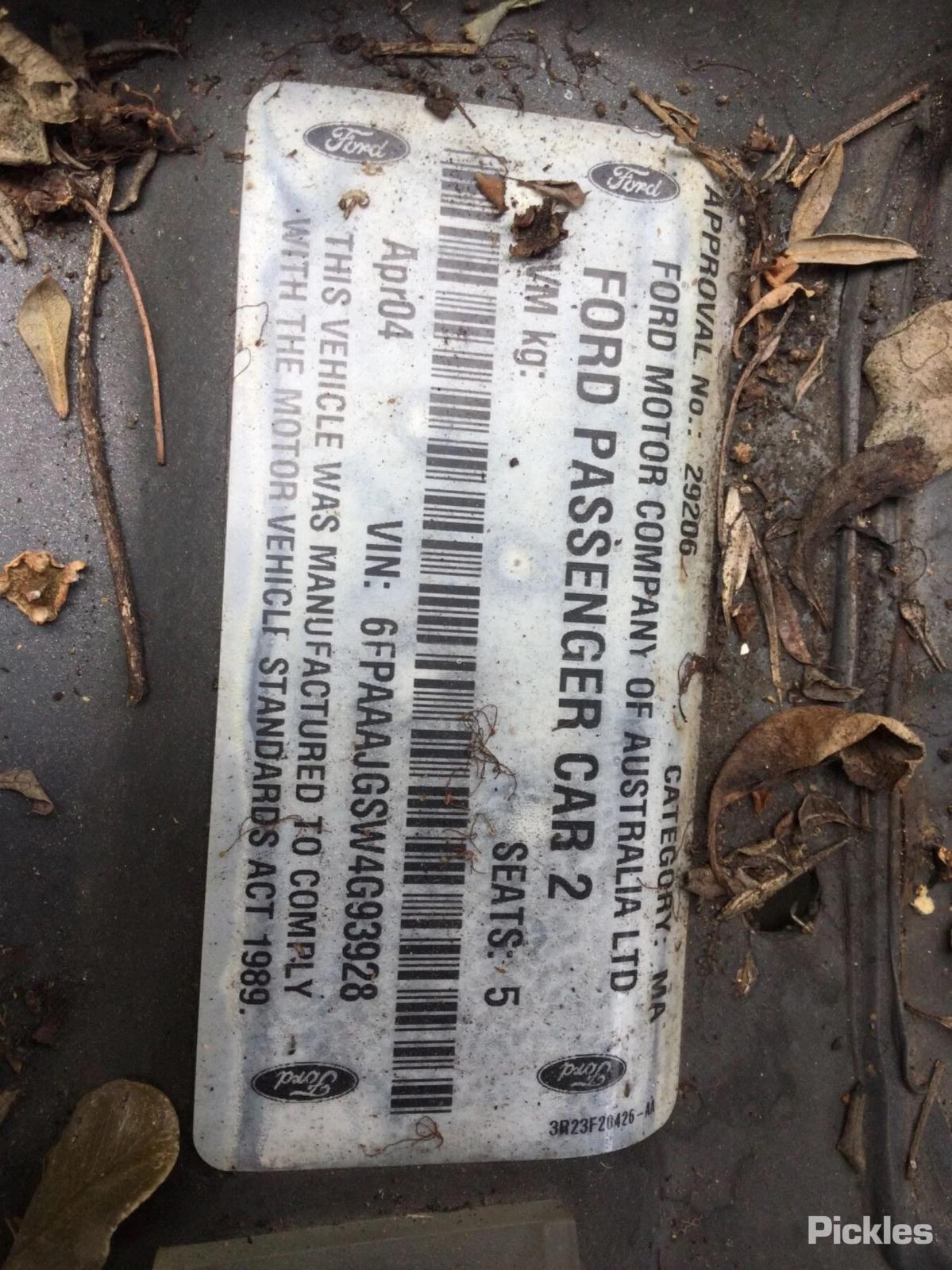 FORD FALCON ABS PUMP, BA, NON TRACTION CONTROL 10/0210/05 eBay