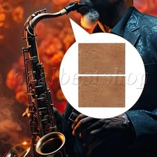 2 x Saxophone Neck Joint Cork Pads for Alto Soprano Tenor 2.44" x 1.61"