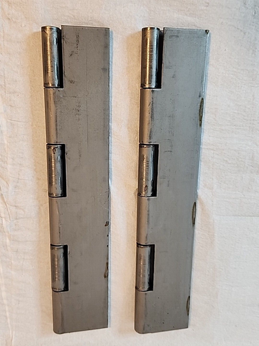 NEW!!! SUPER HEAVY DUTY! LOT OF 2 STEEL HINGES 12" X 4" NON DRILLED - Picture 2 of 6