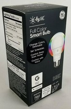 Lot of 4 C by GE A19 LED Full Color Smart Bulbs Dimmable Color Changing Bulb