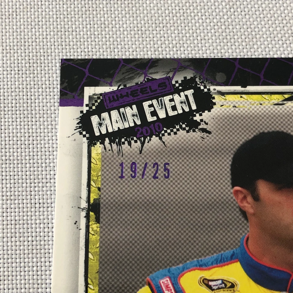 2010 Wheels Main Event Purple Parallel Nascar # 19/25 Travis Kvapil - Image 2 of 4
