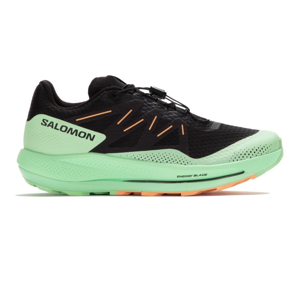 Scarpe da trail running Salomon Pulsar Trail da donna taglia 6 5 nero verde cenere 473064