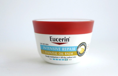 Eucerin Intensive Repair ESSENTIAL OIL BALM 7oz Restores Radiance Dry Skin New