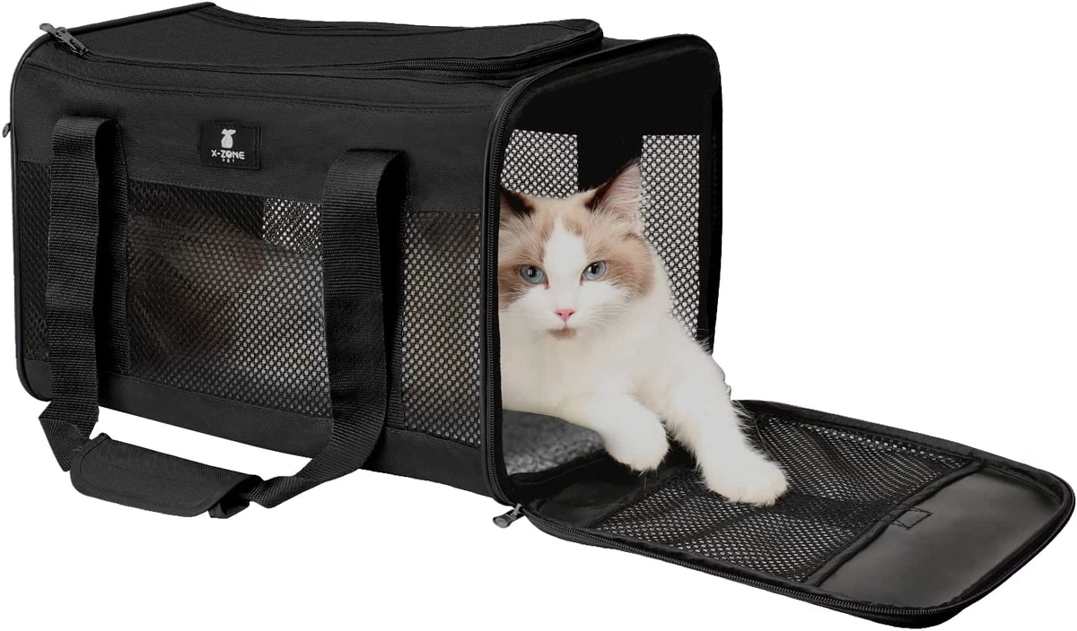 X-ZONE PET Cat Carrier Dog Carrier Pet Carrier for Small Medium