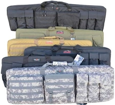 Explorer Large 3 Rifles Soft Carry Case with Shooting Mat YKK Backpack Strap