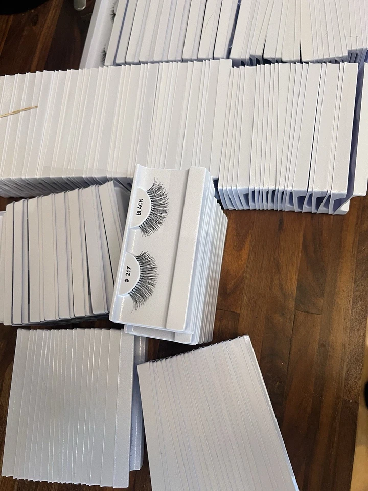 20 pares de pestañas crema #217 Foto 3 de 3