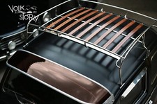 Volkswagen Beetle Bug Roof Rack wood stainles...