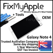 Samsung Galaxy Note 4 N910 OEM White LCD Touch Screen Digitizer Display Assembly