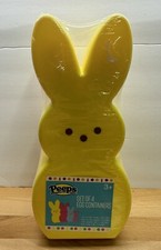 Peeps Set of 4 Yellow Easter Bunny Containers Storage Brand New Sealed Nesting