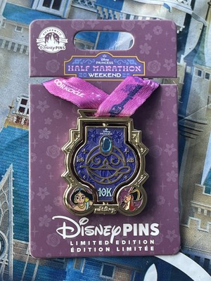 Disney Princess Half Marathon Run Weekend 2025 Jasmine 10K Medal Pin LE New