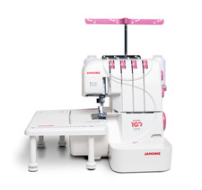 Janome 793PG Anniversary Edition Pink 3/4 Thr...