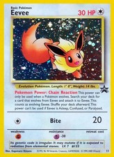 Eevee #11 NM Pokémon Wizards Black Star Prom...
