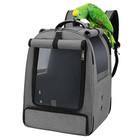 Portable Bird Carrier Cage Bag Breathable Parrot Out Backpack Pet Travel Box Car