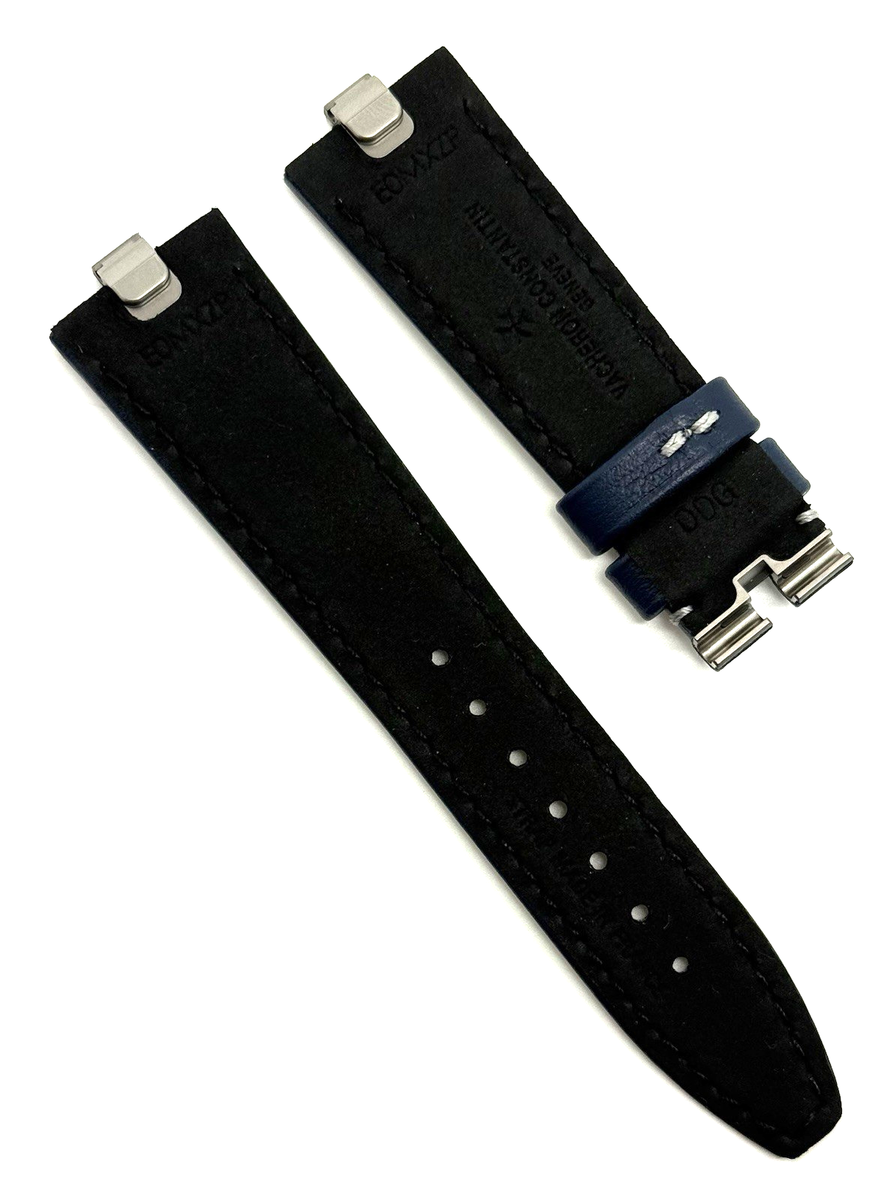 Vacheron Constantin レザーストラップ 20mm Vacheron Constantin 20mm x 16mm Blue Leather Watch Strap