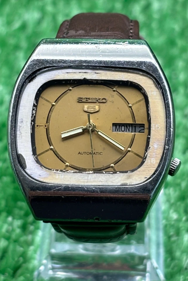 Vintage Seiko 5 Automatic || Gold Dial || Men's Vintage Watch || - Image 2 of 4