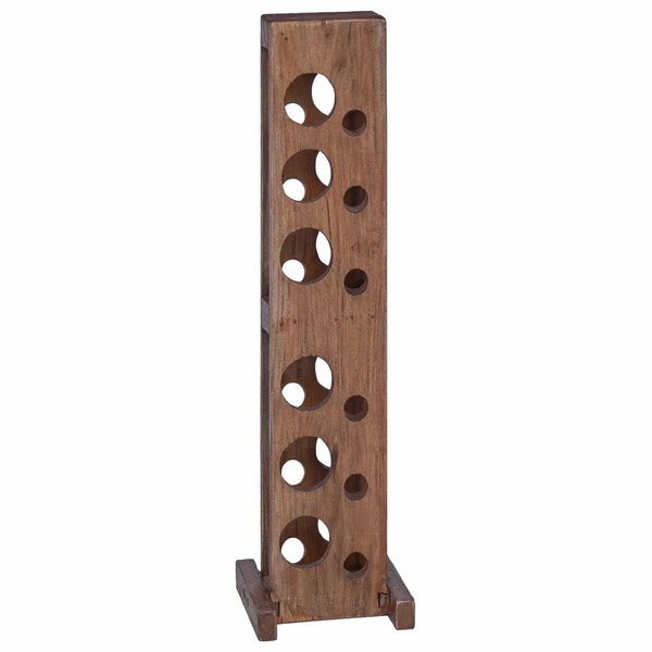 Massives Mahagoni Regal Braun 20 X 25 X 100 Cm-image