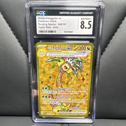 Alolan Exeggutor ex graded CGC 8.5 for sale on eBay