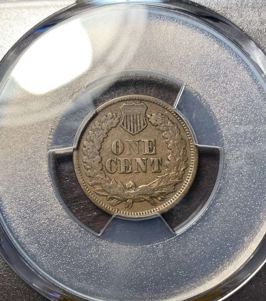 1864 1c L On Ribbon Bronze Indian Head Cent IHC PCGS F15 - Image 4 of 4