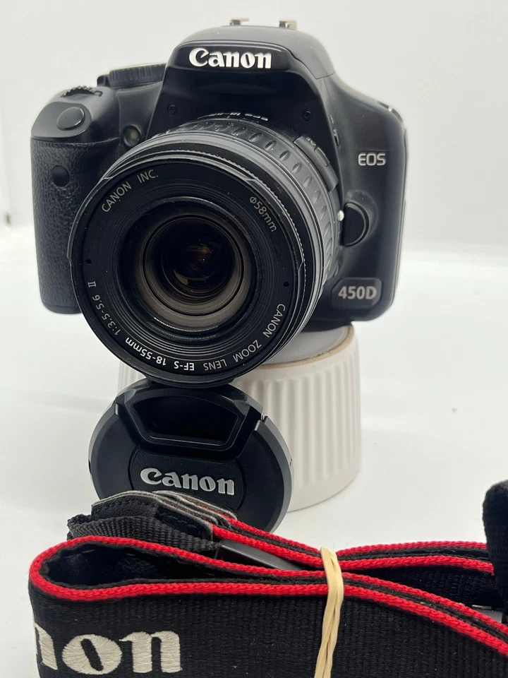 EOS 450D DSLR 12.2MP DSLR w/EF-S 18-55mm II Lens 5802 shots 4GB New Bag MINTY - Image 3 of 4