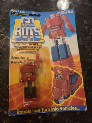 Vintage 1985 GoBots SCOOTER Mighty Robot Tonka PLEASE READ
