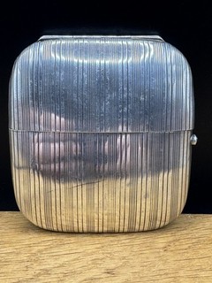 Art Deco Silver Cigarette/Card Case 98g