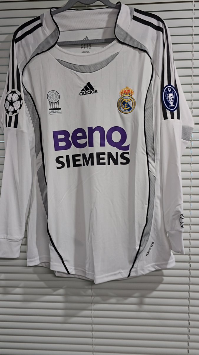001 - R. Madrid 06/07 Home UEFA - White - Beckham #23 - XL (Run