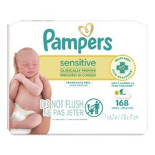 Procter  Gamble 870870 Pampers Sensitive Baby Wipes 84 Wipes/Pack