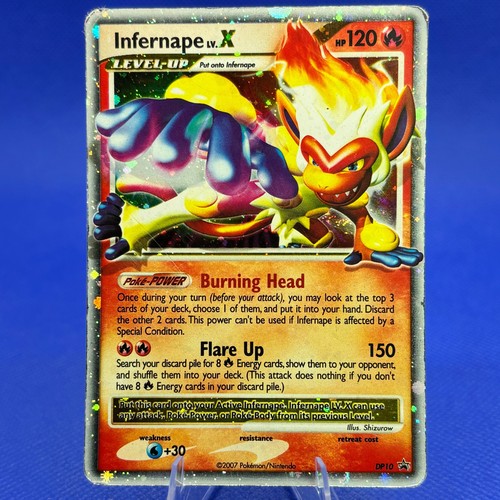 INFERNAPE LV.X DP10 Diamond and Pearl Promos Promo HOLO Pokemon Heavily Played