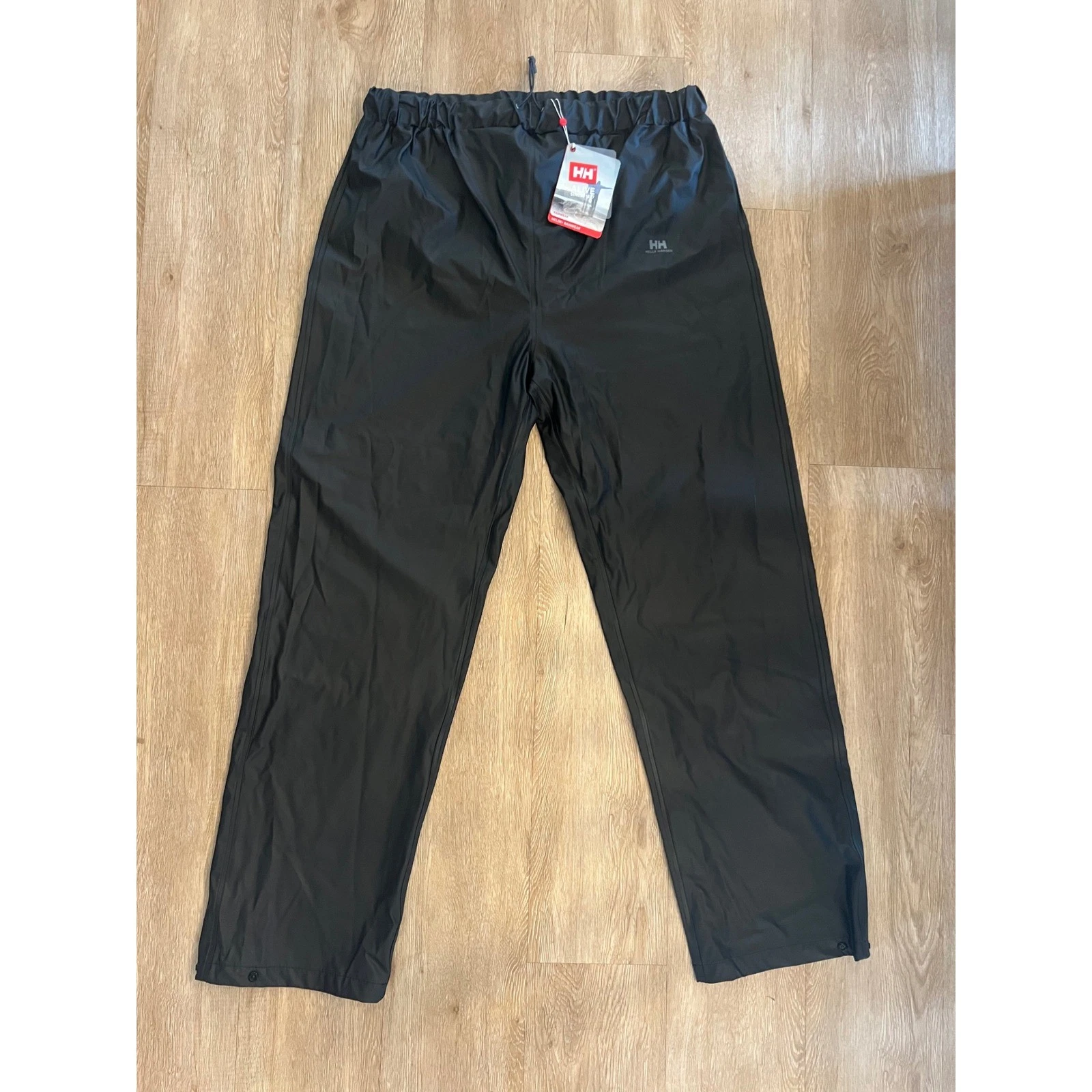 Helly Hansen Voss Rain Pants XL NWT Waterproof Black Outdoor Hiking Workwear