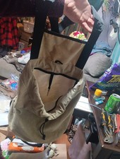 Pet Pocket Dog Front Carrier Bag Mesh Small Dog Travel Tote Light Brown New