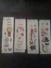 Creative Memories ~ Lot of 16 Studio Stickers ~ 2" x 5" 16  Antiques