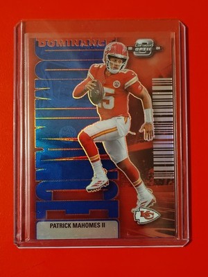 2024 Panini Contenders Optic - Dominance Patrick Mahomes II #DOM-PMS Blue Prizm