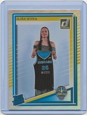2025 Panini Donruss Holo Ajsa Sivka WNBA #93 Chicago Sky RC