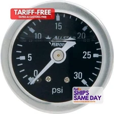 Allstar ALL80202, One 1.5In Gauge 0-30 Psi Liquid Filled Performance Racing Part