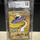 Pokemon TCG SV05 Raging Bolt ex 218/162 Hyper Rare Holo CGC 10 EN