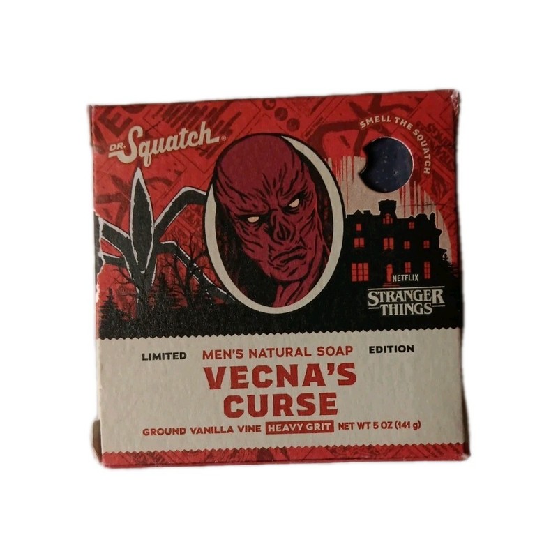 Dr. Squatch Limited Edition VECNA’S CURSE Natural Soap Bar Stranger Things