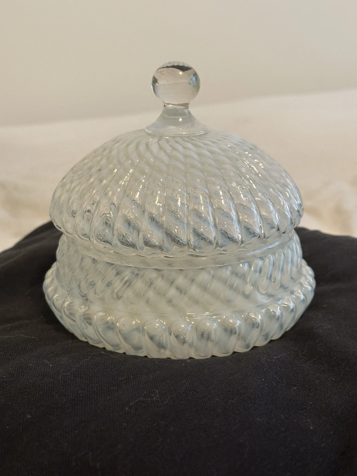 Antique EAPG Northwood Chrysanthemum Swirl Butter Dish