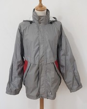 K-Way 2000 Herren Nylon Regenjacke Grösse XL Kapuze T087