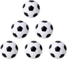 Foosball Balls 1.42 Inch Table Soccer Replacement 6PC Black Durable