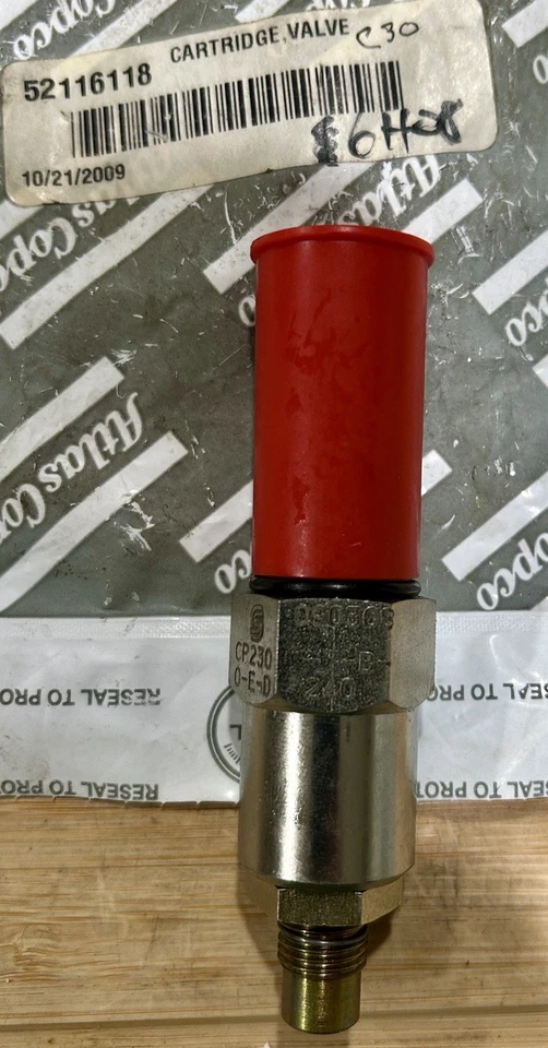 NUEVO OEM ATLAS COPCO 52116118/ 2652116118 Conjunto de control de entrada Válvula de cartucho Foto 3 de 4