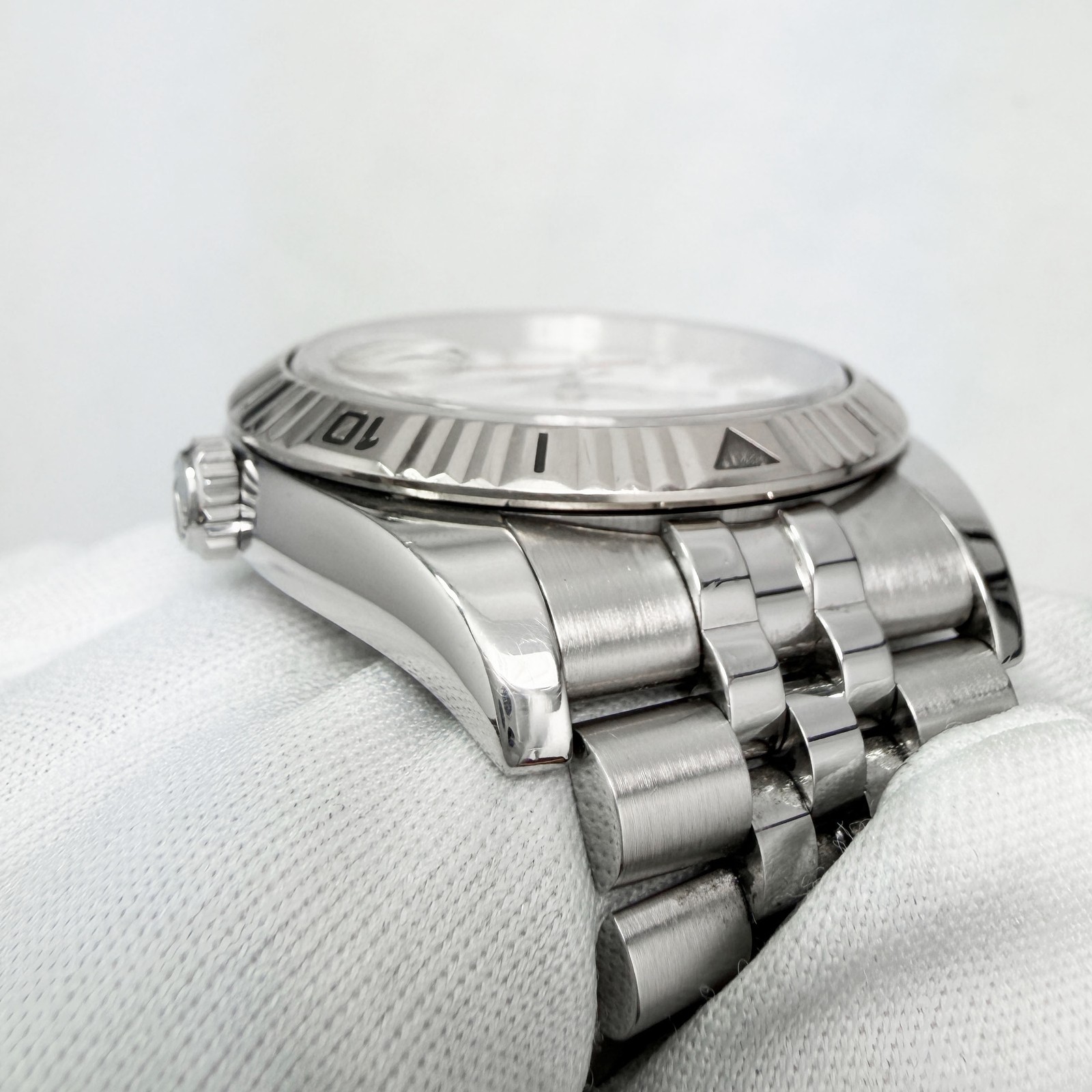 2007 Rolex Datejust Turn-O-Graph 116264 36MM White Steel Box Paper image 10
