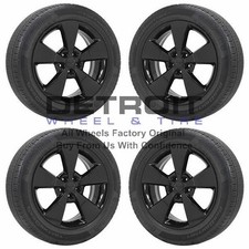 18 Jeep Cherokee Gloss Black Wheels Rims Tires Oem 2017-2018 9155