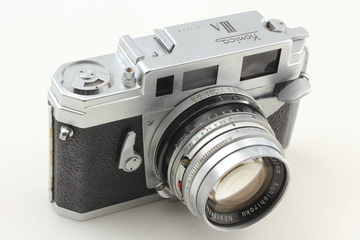 Near MINT] Konica IIIA III A Rangefinder Camera Hexanon 50mm f/1.8