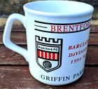 BRENTFORD FC: 1991-92 DIVISION THREE WINNERS COFFEE MUG: SUPERB ITEM LOOK !!!