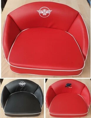 HANOMAG Traktorkissen Sitzkissen Kissen Traktor Trecker Schlepper Rot Schwarz