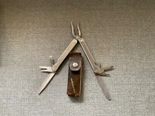 Vintage Leatherman Super Tool With Leather Sheath lot3