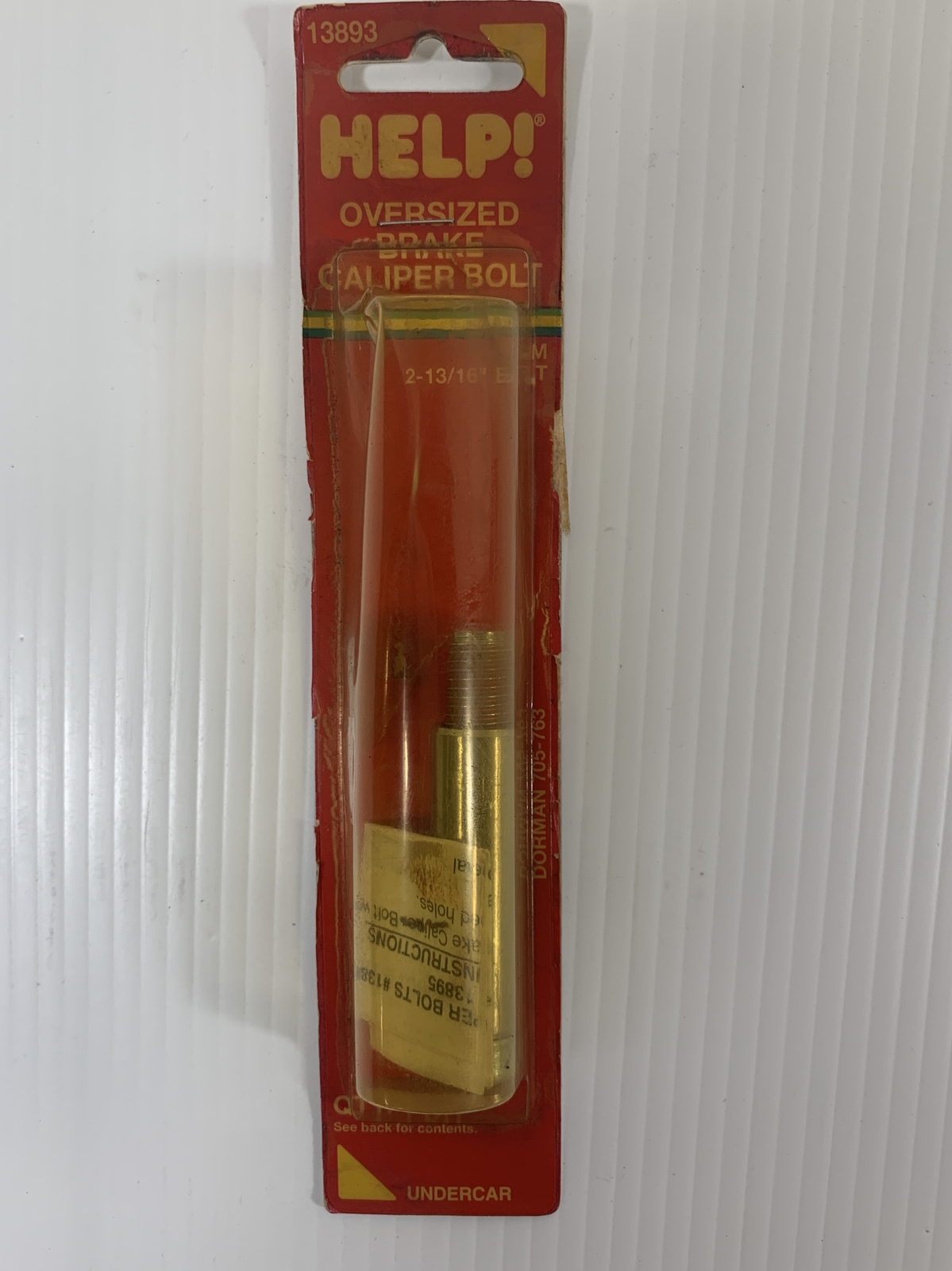 Help! Oversized Brake Caliper Bolt 13893 eBay
