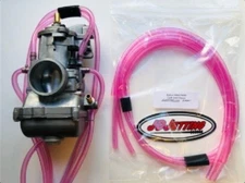 Keihin Carburetor Vent Hose Kit OEM Genuine PWK PWM Pink Carb Air-Striker AS AG